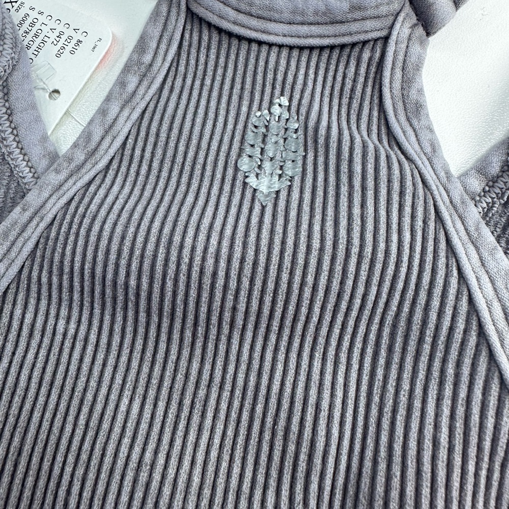 FP Movement Gray Sports Bra with Racerback Design - Picture 5 of 8